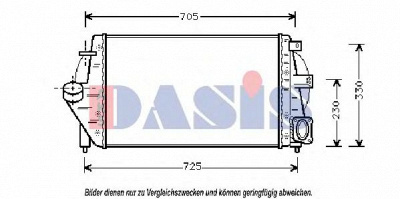 AKS DASIS 187140n -  Интеркулер